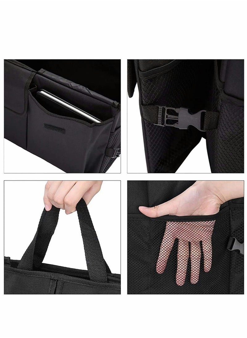 Car Boot Organiser Super Capacity Car Organiser,Hanging Car, SUVBackseat Foldable Car Saving Space Organizer, Equipped With Car Boot Tidy Storage Bag, Space Saving Exper