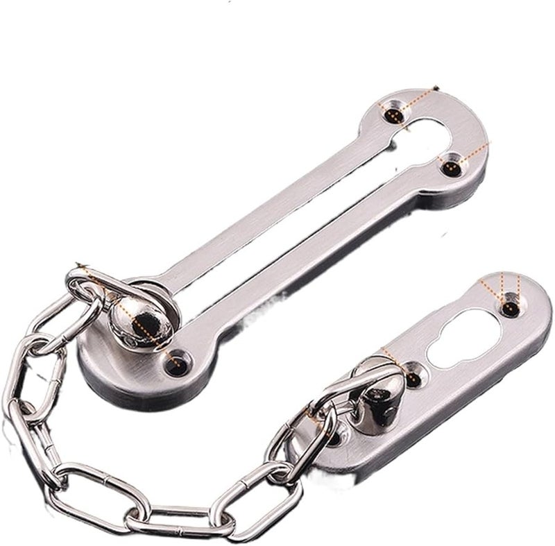 Stainless Steel Security Door Lock Anti Theft Peep Bolt for Home Hotel Office Garage - Image 3