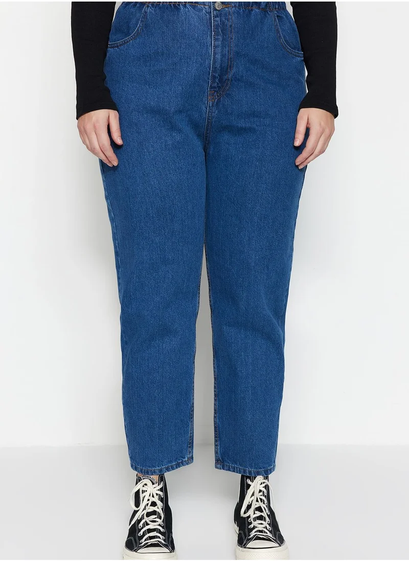 ترينديول كيرف High Waist Mom Jeans