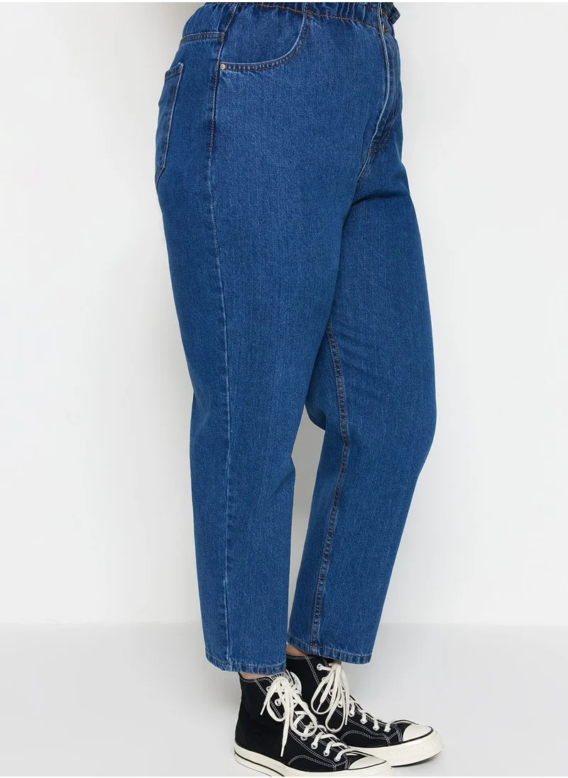 ترينديول كيرف High Waist Mom Jeans