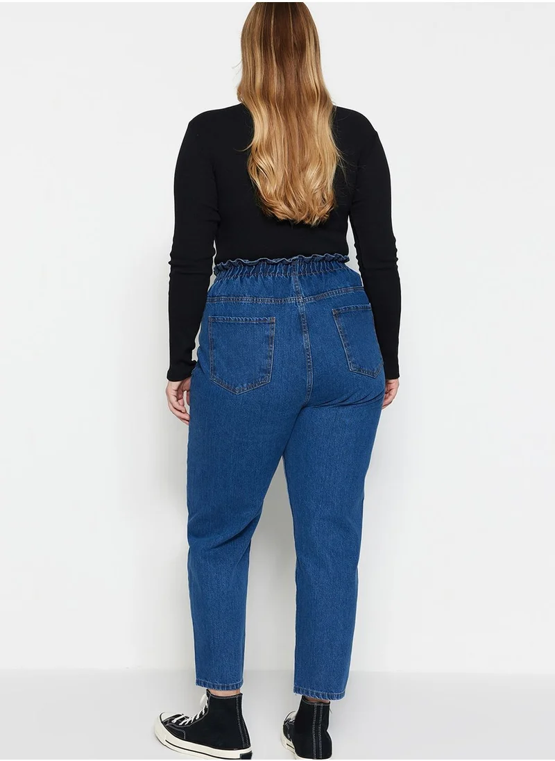 ترينديول كيرف High Waist Mom Jeans