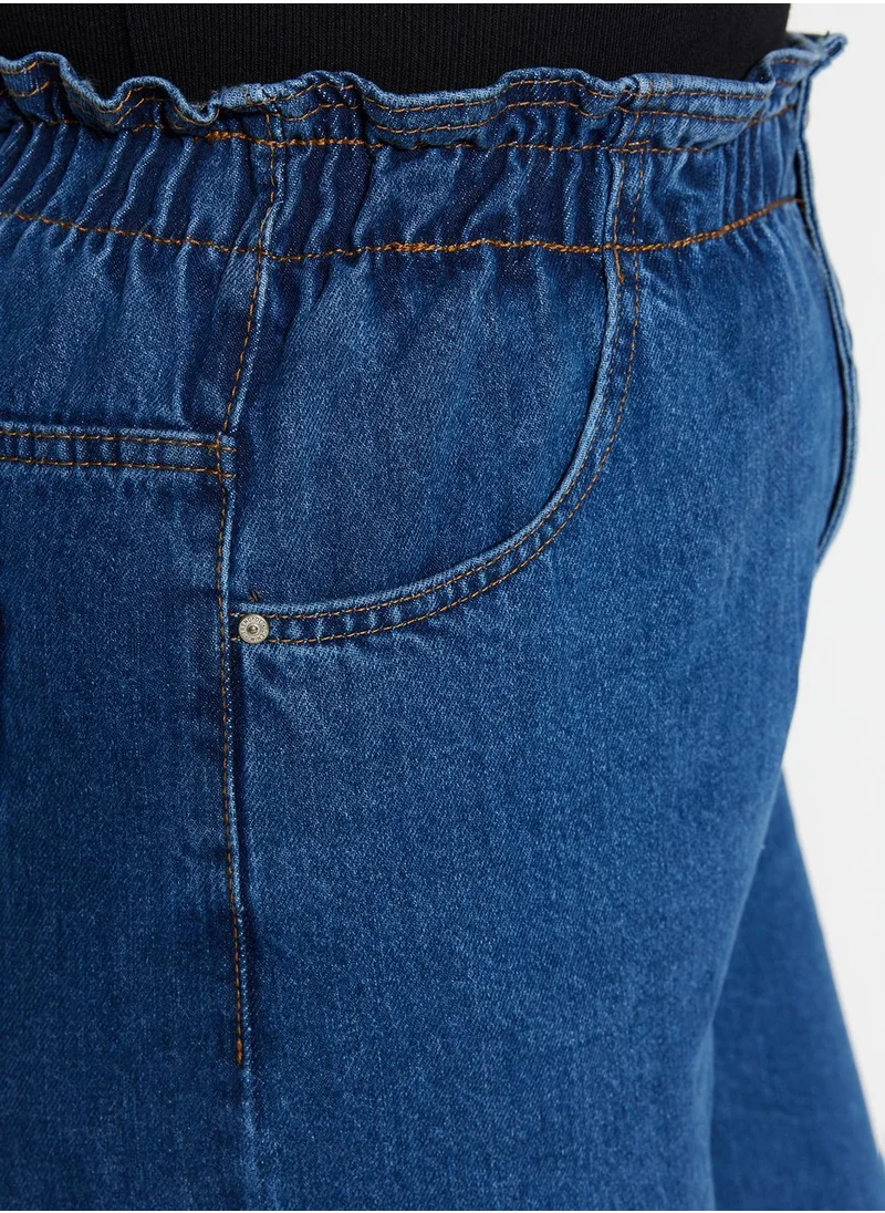 ترينديول كيرف High Waist Mom Jeans