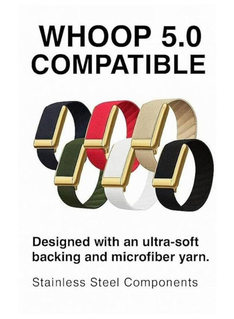 TEMPO Ultra-Soft Nylon Sport Replacement Band for WHOOP 5.0 Life /MG – ECG Compatible | Wearable Health, Fitness & Activity Tracker | Breathable, Durable & Secure Fit Strap and Adjustable Wristband Replacement Strap with U Shaped Connector Easy to Use and Perfect for Every Occasion | NOT for Gen 4 - Image 4