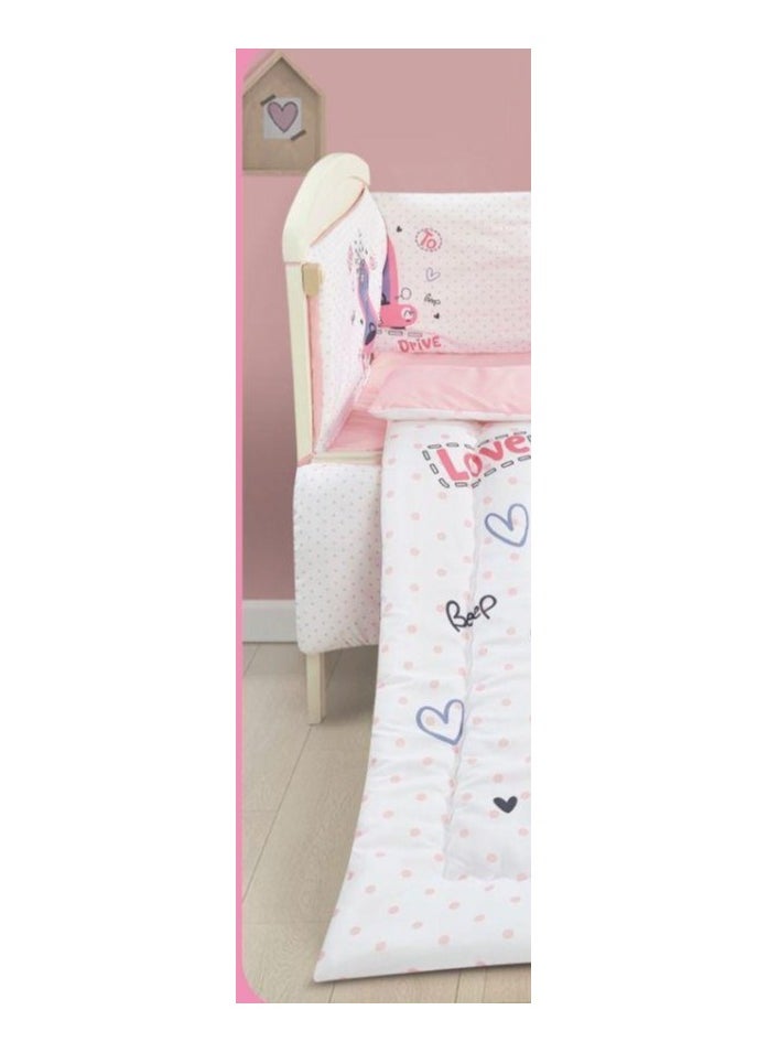 SMART HOME Baby bed sheet set, mattress set, set consisting of a baby quilt, 90x145 cm  - Image 2