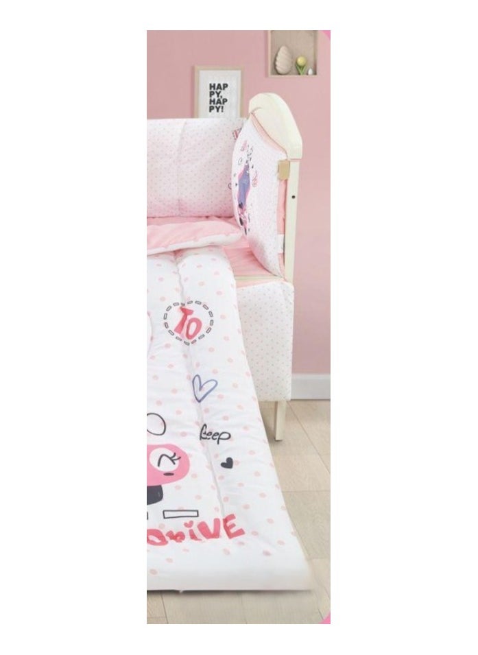 SMART HOME Baby bed sheet set, mattress set, set consisting of a baby quilt, 90x145 cm  - Image 4