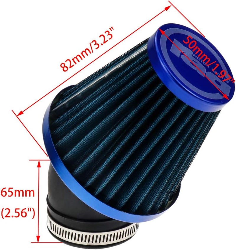 Sydien Universal Motorcycle Air Filter with Adjustable Clamp - Image 3