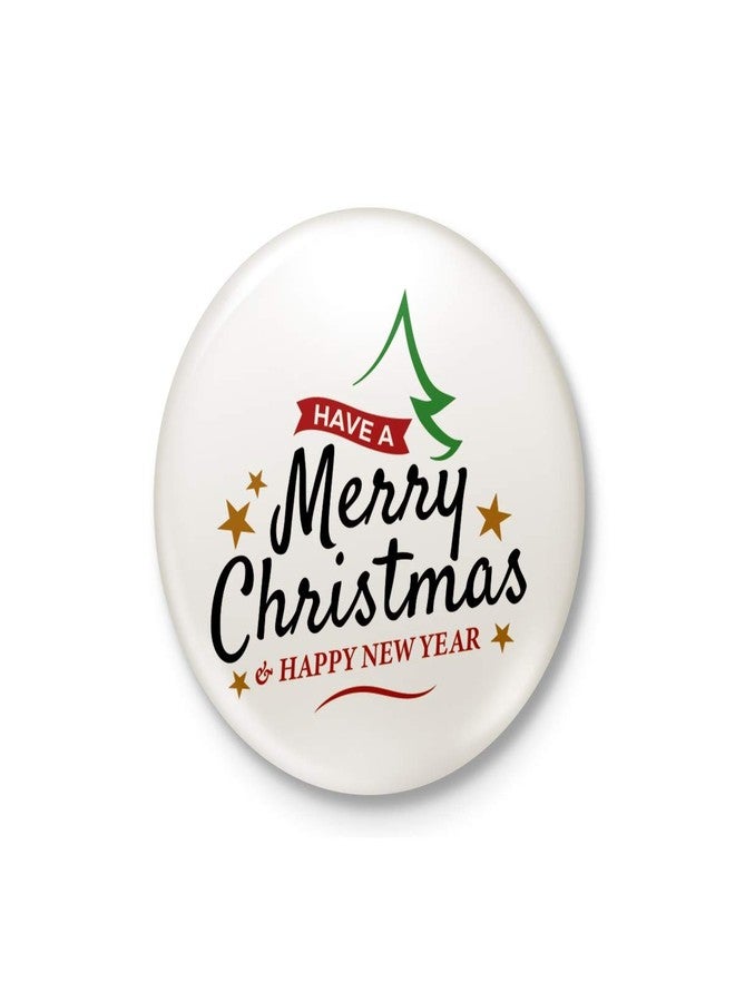 Eagletail India Merry Christmas and Happy New Year #175 Pin Badge (Pack of 9, 58mm) - Image 2