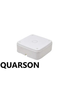 QUARSON QUARSON CCTV Box PVC WeatherResistant 4X4 Survillance Camera Mounting Juction Box With Brass Nuts Fitting Pack of 250 White 2  - Image 2