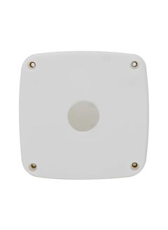 QUARSON QUARSON CCTV Box PVC WeatherResistant 4X4 Survillance Camera Mounting Juction Box With Brass Nuts Fitting Pack of 250 White 2  - Image 1