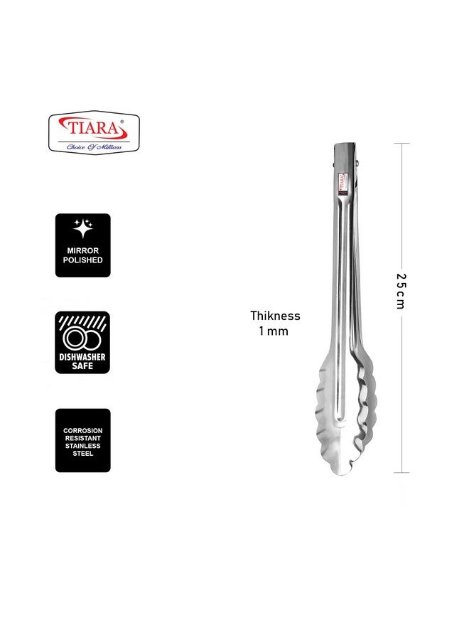 Tiara ملاقط مطبخ تيارا كروتي - للطبخ والتقديم - سلطة، خبز، روتي، شيمتا باربكيو، متعددة الاستخدامات (1) - Image 3