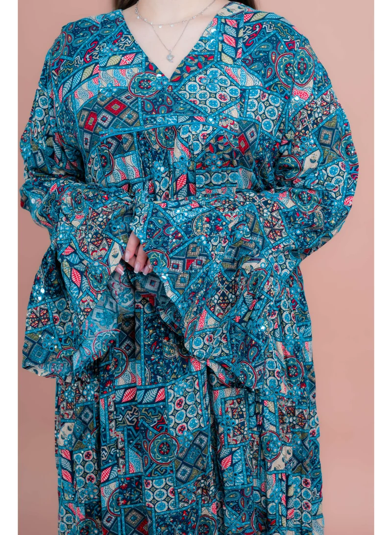 IKKXA Abstract Geometric Maxi