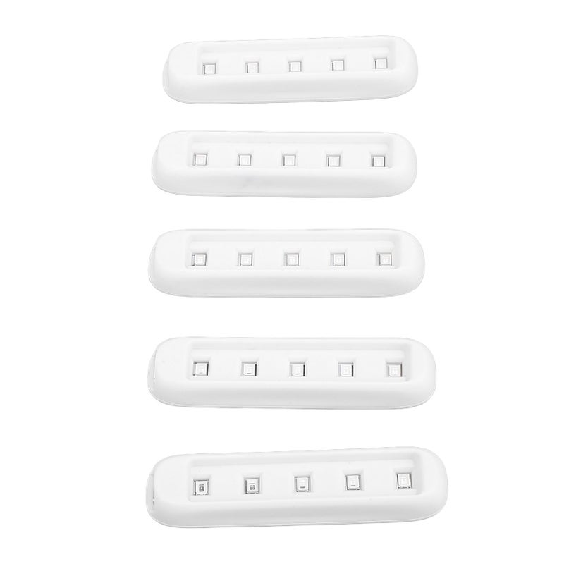 5Pcs UV Curing Light 5 LED Beads USB Mini Multifunctional UV Resin Light for Nail Art 395nm Black Rectangle - Image 3