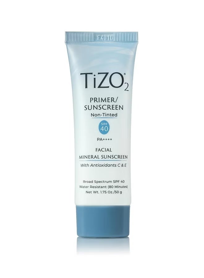 تيزو TiZO2 برايمر واقي من الشمس 50 جم ، غير ملون ، SPF 40 PA ، واقي الشمس المعدني للوجه - Image 1