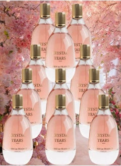 11 قطع عطر كريستال تيرز أو دي بارفان للنساء 100 مل