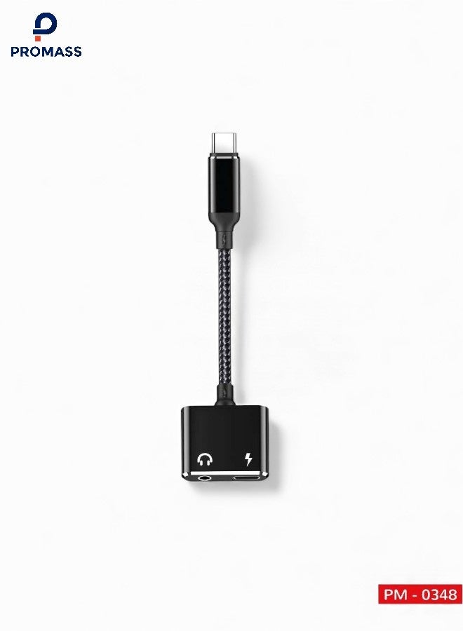 PROMASS USB-C to 3.5mm Headphone Jack Adapter, Type-AUX, Earphone Splitter Dongle, Compatible with Samsung S25/24 Ultra, Pixel 5-2, iPad Mini/Pro/Air, Not Compatible with iPhone 15/16 Series - Image 1