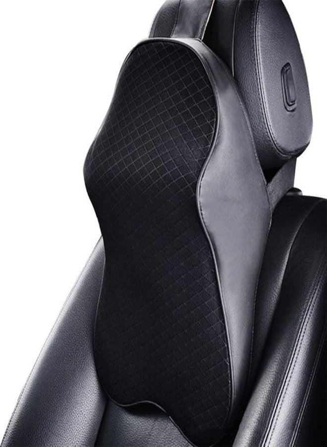 NIJEK STORE Memory Foam Car Neck Pillow Ergonomic Neck Support Pillow for Driver or Front Passenger Seat - Help Relieve Neck Pain & Improve Circulation/Fit Most Vehicles (multicolor, pack of 1) - Image 1