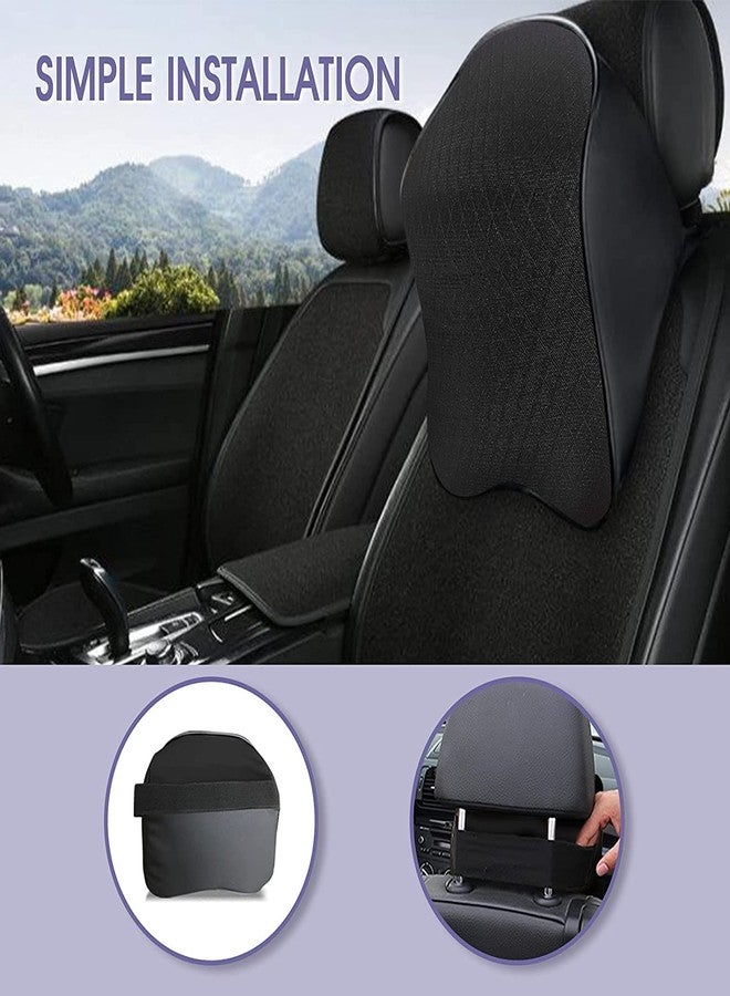 NIJEK STORE Memory Foam Car Neck Pillow Ergonomic Neck Support Pillow for Driver or Front Passenger Seat - Help Relieve Neck Pain & Improve Circulation/Fit Most Vehicles (multicolor, pack of 1) - Image 4