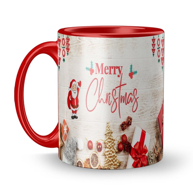 WRH Christmas Gifts Christmas Mug Christmas Gift for Friend Coffee Mug RED6 - Image 2