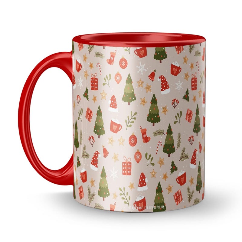 WRH Christmas Gifts Christmas Mug Christmas Gift for Friend Coffee Mug RED6 - Image 3