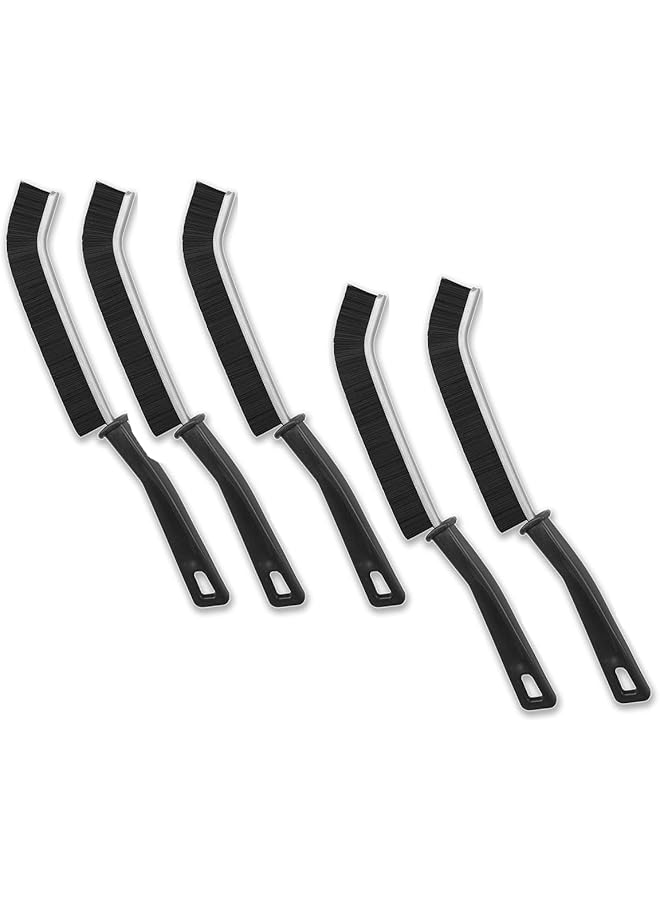 PROMASS 2Pcs/5Pcs Hard Bristle Crevice Cleaning Brush, Bathroom Gap Cleaning Brush, Long Slit Brush Multifunctional Cleaning Tools Set for Shower Tile Groove Window Track (5) - Image 1