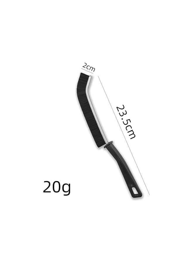 PROMASS 2Pcs/5Pcs Hard Bristle Crevice Cleaning Brush, Bathroom Gap Cleaning Brush, Long Slit Brush Multifunctional Cleaning Tools Set for Shower Tile Groove Window Track (5) - Image 3