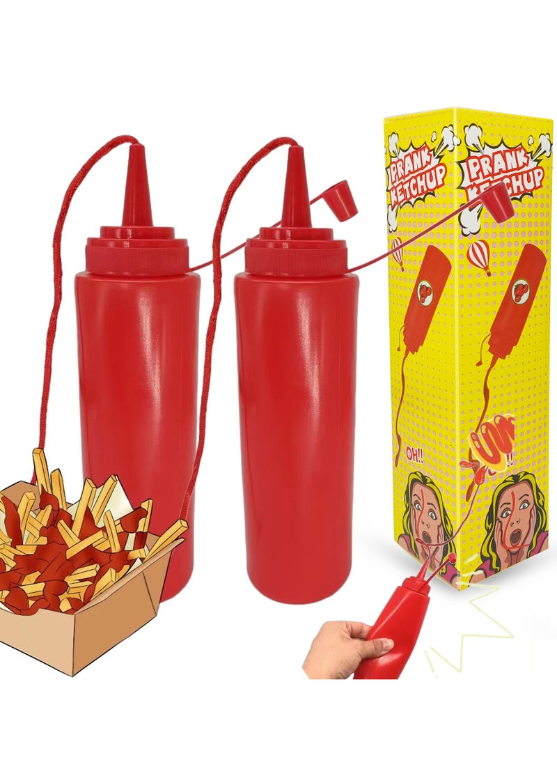 زجاجة كاتشب مزيفة للمقالب - لعبة مقالب واقعية للأصدقاء والعائلة (مظهر حقيقي!) - Image 2