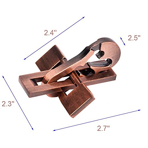 SHUYUE Planer Metal Brain Teaser Cast Metal Puzzle Stress Relief - Image 5
