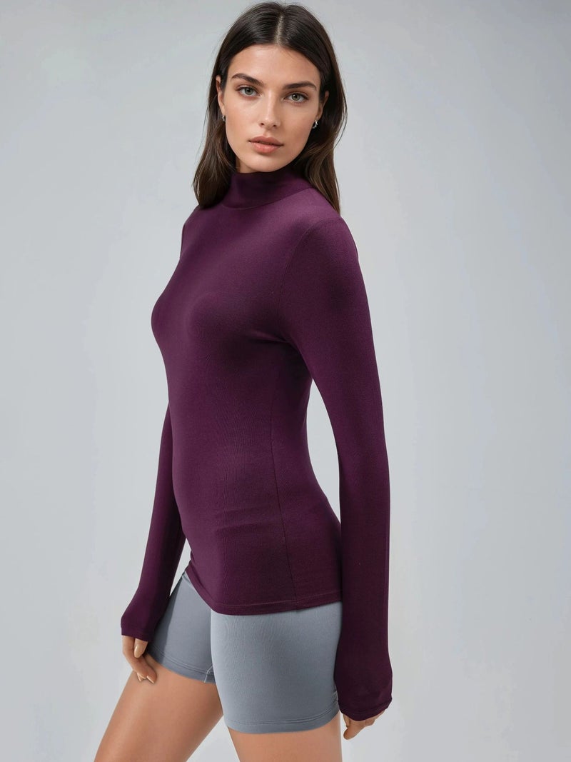BUSEM Slim Fit Half Turtleneck Blouse - Image 3