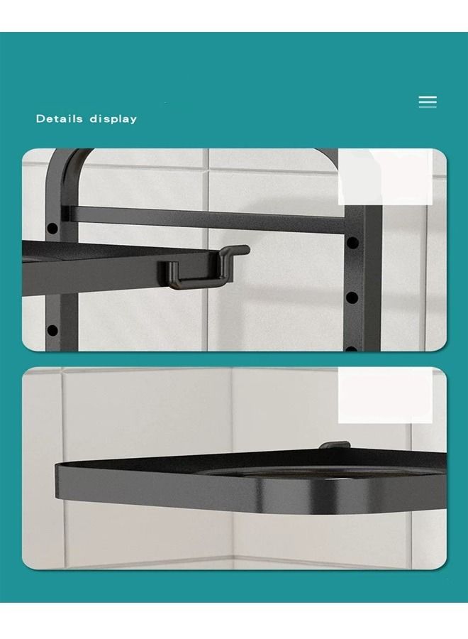 fashionhome 4-Layer Kitchen Food Storage Shelf Multifunctional Foldable Side Dishes Tray Organizer  - Image 4