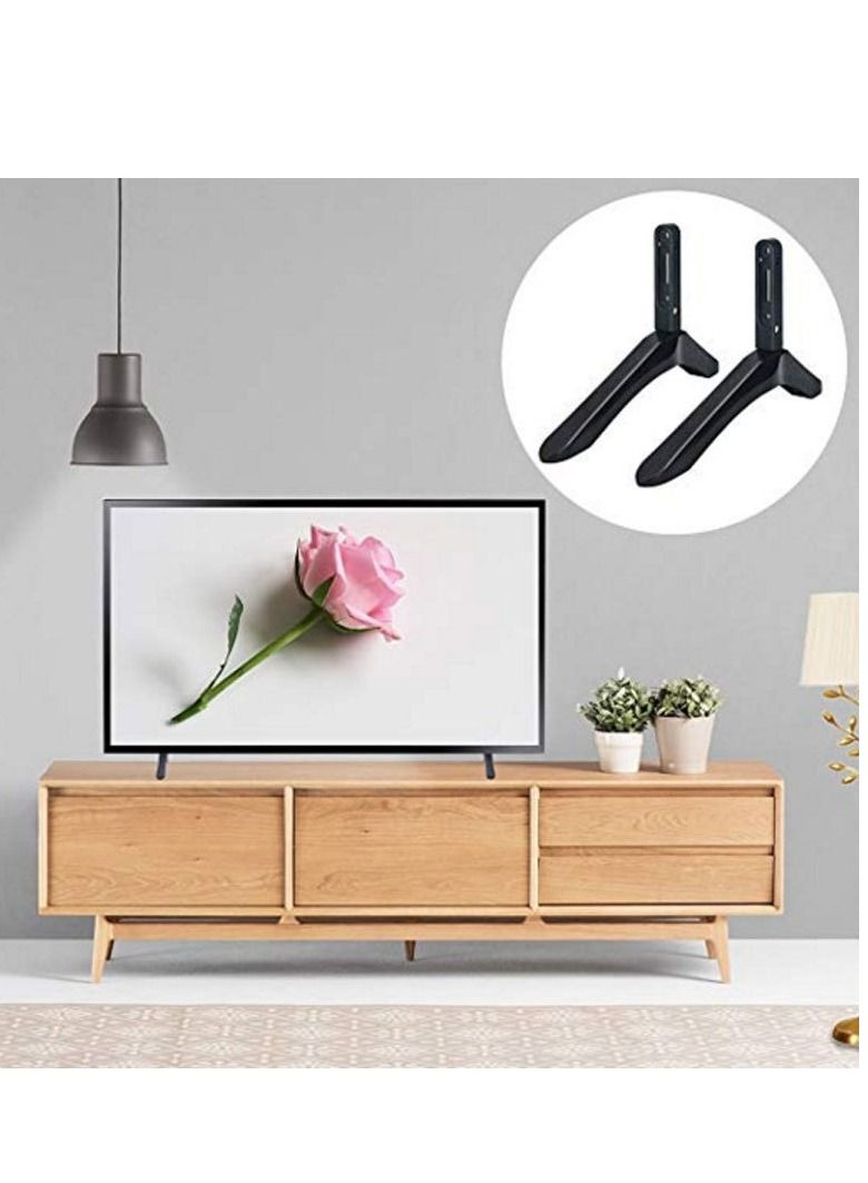 شو وو قاعدة تلفزيون عالمية لسطح المكتب بحامل أسود - Image 2