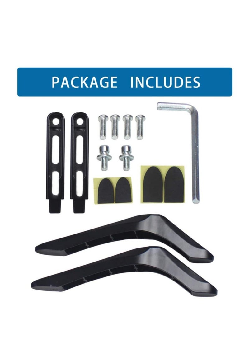 شو وو قاعدة تلفزيون عالمية لسطح المكتب بحامل أسود - Image 4