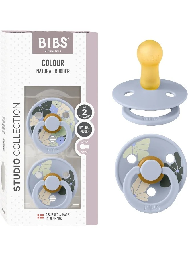 BIBS BIBS Studio Colour 2 Pack Morning Bloom Pacifiers