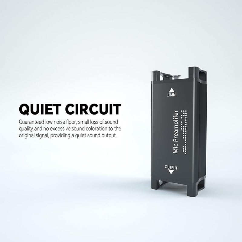 25dB Microphone Boise Preamplifier for Dynamic Mics Studio Equipment Auditory Applications - Image 5