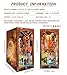 Spilay DIY Dollhouse Booknook KitDIY Bookshelf kitwith LED Light and Dust Cover for Bookends Model Build kitHandmade Crafts Gifts for Birthday Valentines DayValley of The Illusory Rings - Image 4