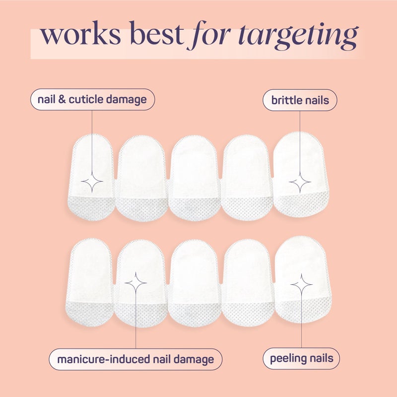 SpaLife Japanese Camellia Oil & Vitamin E Nail Cuticle Wrap 6-Pack (60 Count) - Moisturizing Nail Masks, Dermatologist Recommended, Hydrating Cuticle Repair Mask for Brittle Nails, Nail Spa Treatment - Image 5