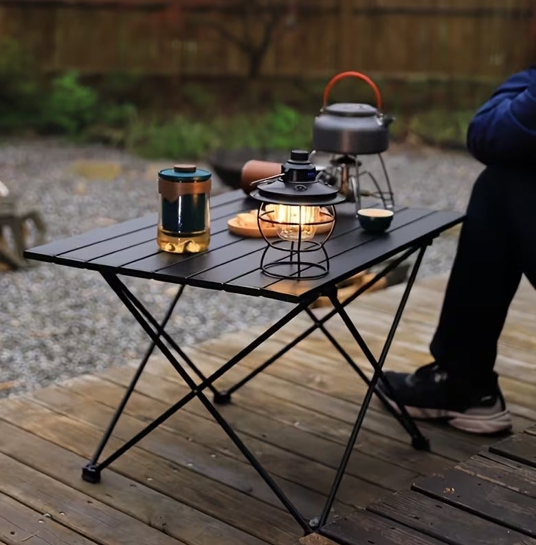 Ridge Portable Folding Camping Side Table, Multifunctional Beach Table, Small Picnic Backpack Table, Suitable for Outdoor Cooking, BBQ, Hiking, Kayaking - Image 2