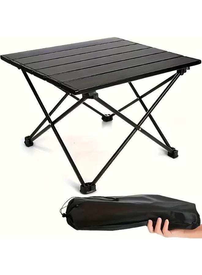 Ridge Portable Folding Camping Side Table, Multifunctional Beach Table, Small Picnic Backpack Table, Suitable for Outdoor Cooking, BBQ, Hiking, Kayaking - Image 1