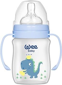 Wee Baby 137 Classic Feeding Bottle with Handle and Wide Teat, 150 ml - Baby Blue - pzsku/Z3D80BABBFE5833CBF91FZ/45/_/1717887453/886cdb12-167f-40d4-829f-f9c71af40e6f