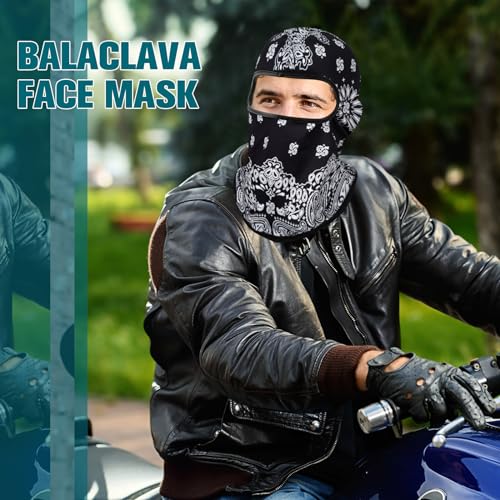 Vicenpal 36 Pcs Balaclava Face Cover Ski Mask Full Face Cover UV Sun Protection Windproof Mask for Sports Outdoor RidingMixedVivid - Image 3