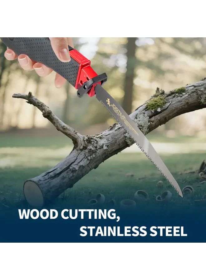 3Pcs Handle Saw Set Reciprocating Blades 9TPI Triple Edged Teeth Anti Slip Grip - Image 5