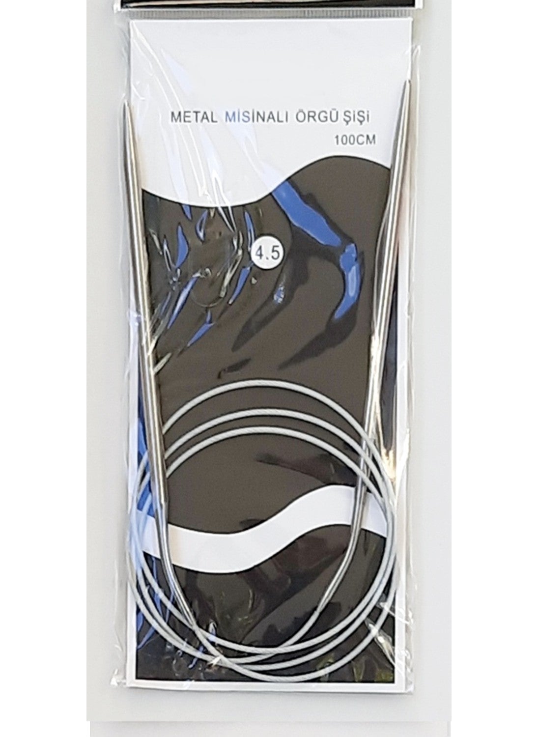 TıkTık AL 4.5 No. Steel Wire Titanium Knitting Needle 