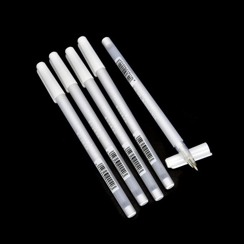 ARROLLIANT 0.8mm White Gel Pens, Opaque White Archival Ink, Fine Point for Sketching, Drawing, Illustration, and Black Paper Art Design – Pack of 3 - Image 1