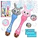 Weilim Easter Bubble Wand for Kids 2Pack Bunny Bubble Machine with LED Light Bubble Blower Bubble Maker with 10 Refill Solutions Outdoor Toys Birthday Gifts for Toddler Boys Girls Age 3 - Image 2