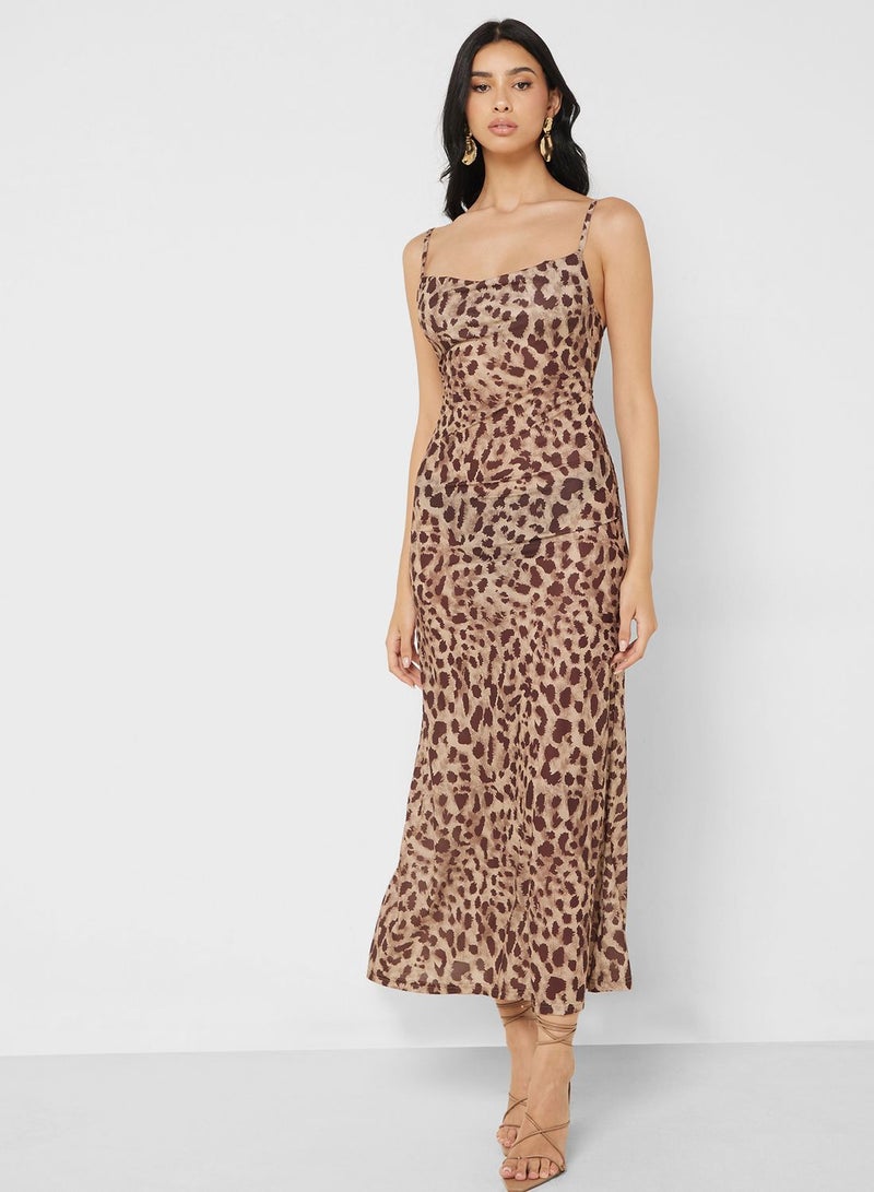 Ginger Leopard Print Dress - Image 4