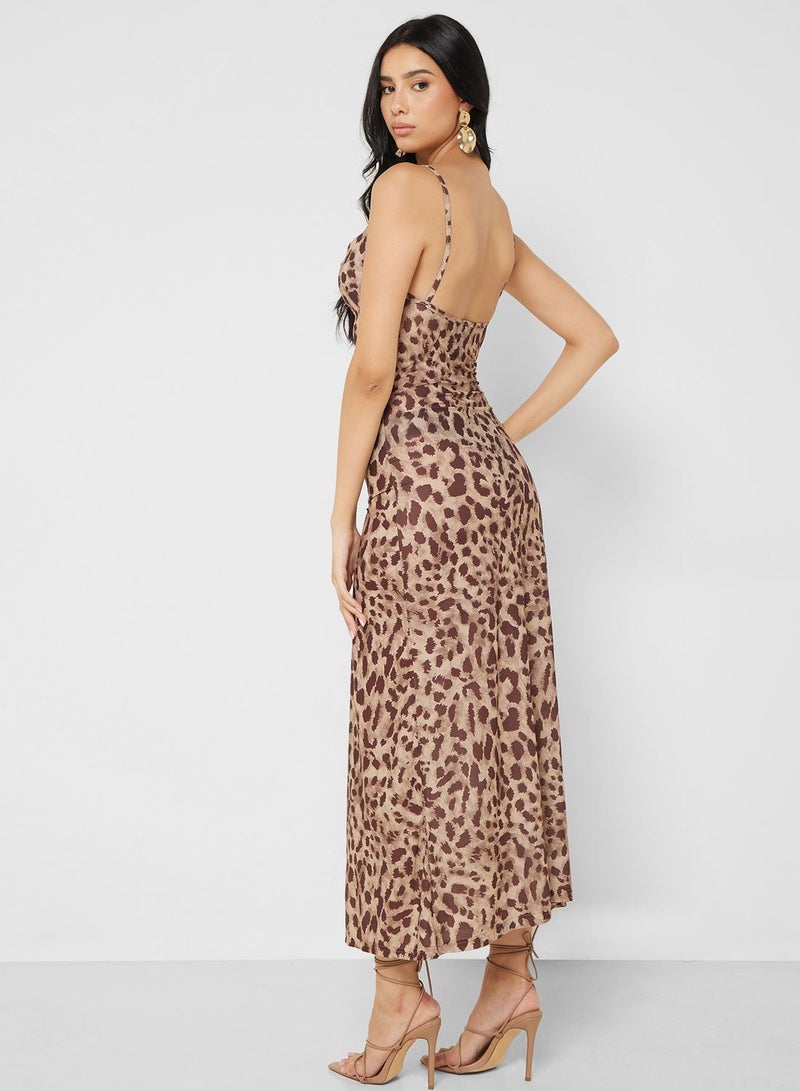 Ginger Leopard Print Dress - Image 2