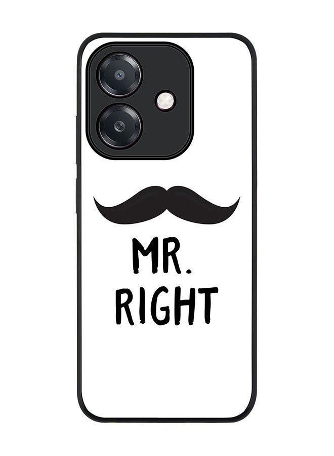 Stylizedd For Oppo A60 5G / A3 5G / A3x 5G Case,Slim fit Camera Protection, Shockproof Thin Phone cover - Mr. Right - Image 1