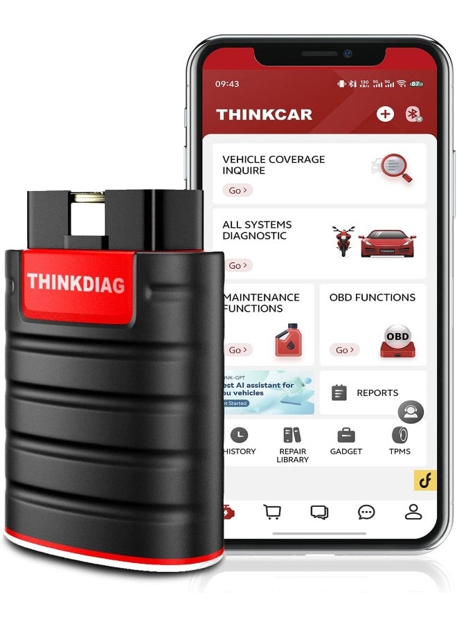 THINKCAR Thinkcar ThinkDiag Bluetooth OBD2 Scanner  - Image 1