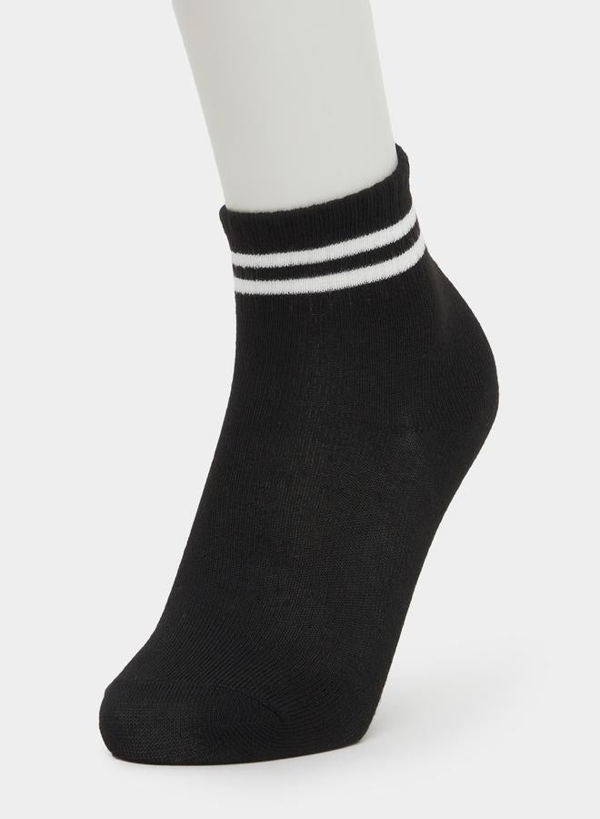 Styli Set of 5 - Striped Ankle Socks - Image 2