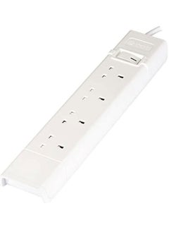 alfanar 4 Sockets 5meter Cord Extension 13A White  - Image 2