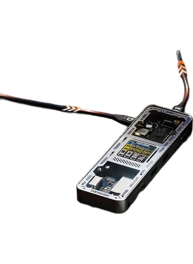 DOCKCASE Multi-Case With Screen Smart Type-C Expansion Dock For Macbook, Apple Computer Converter, Usb-C To Hdmi High-Definition 8K Screen Mirroring Laptop Desktop Expansion Dock - Image 3